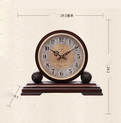 ^*Best Offers Vintage Fashion Decoration Clock European Living Room Mute Bedroom Table Retro Boxwood Table Large Clock Simple Quartz Clock ^*Best Offers Vintage Fashion Decoration Clock European Living Room Mute Bedroom Table Retro Boxwood Table Large Clock Simple Quartz Clock