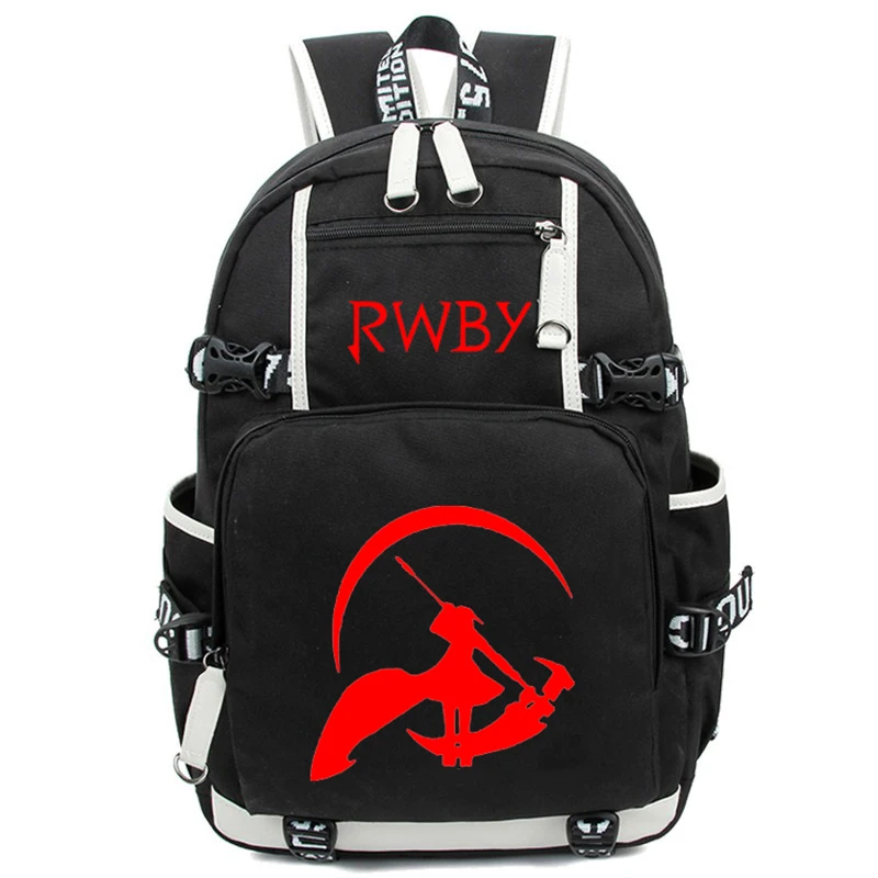 

Anime Japan RWBY Backpack Women Men Cartoon Cosplay Shoulder Travel Laptop Book Bag for Teenagers
