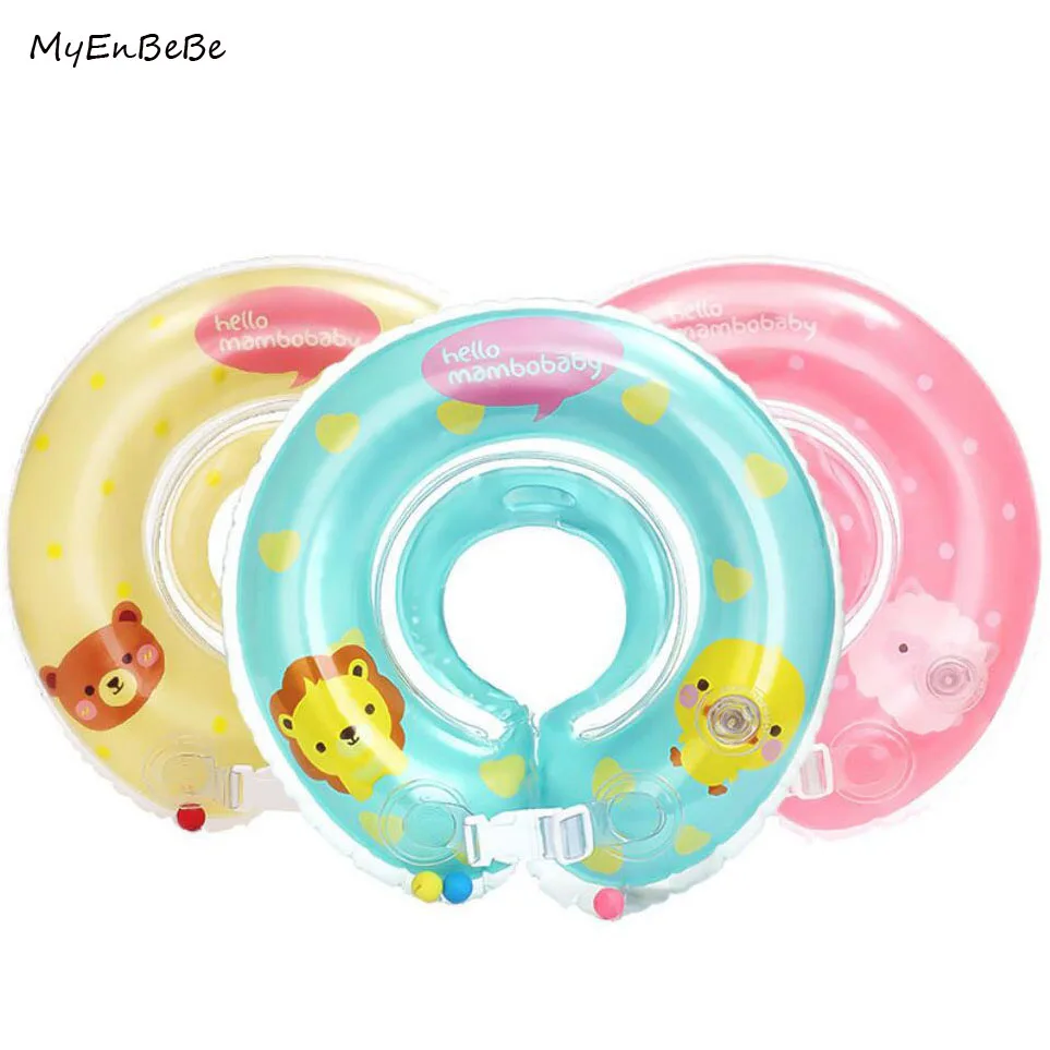 Надувное кольцо поплавок на шею для детей 4 18 м|swim trainer|baby swim neck floatbaby |