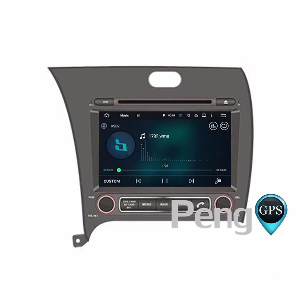 Clearance 8 Core 2 Din Android 8.0 CD DVD Player Car Radio for Kia Cerato K3 Forte 2013-2016 GPS Navigation Left/Right Hand Drive Stereo 4