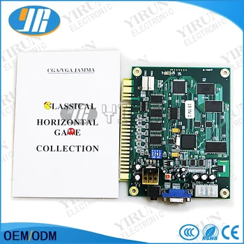 

Arcade Jamma 19 in 1 PCB board Classical Game 19 games VGA CGA output for Horizontal screen