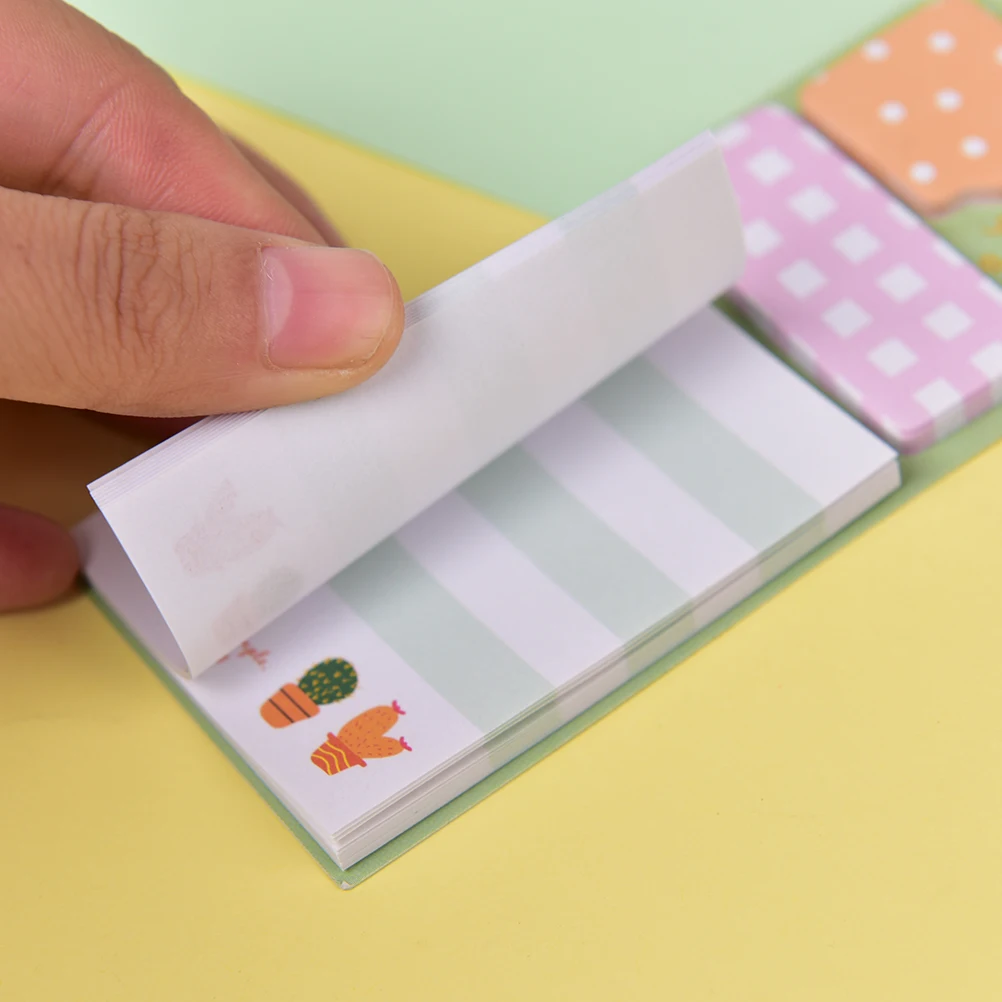 Кактус план список Блокнот N раз Липкие заметки Escolar Papelaria школьные