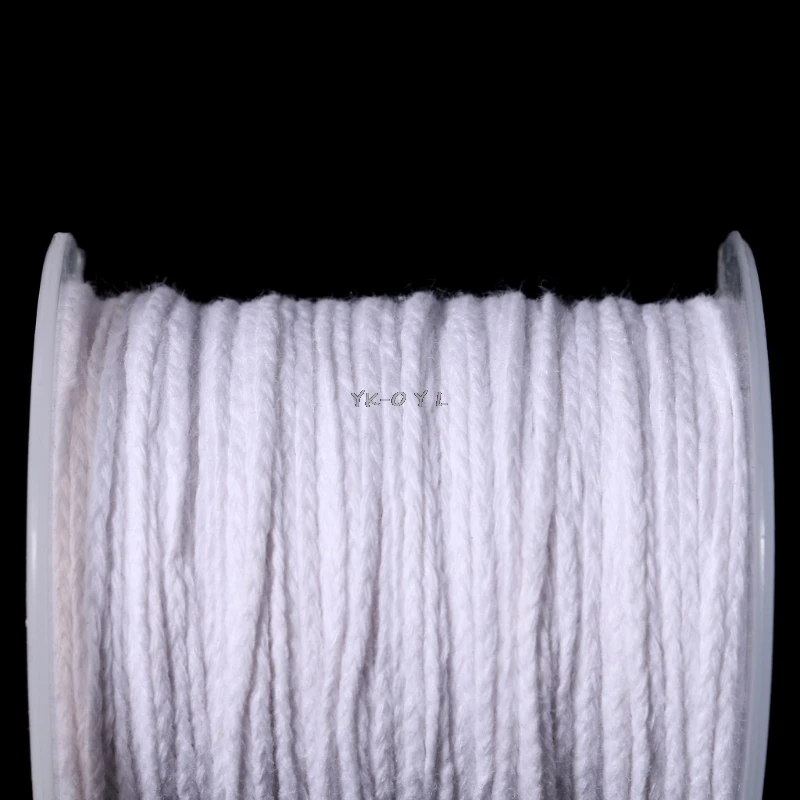 Cotton Braid Candle Wick Natural No Smoke For Family DIY Crafts candle wicks,candle wick