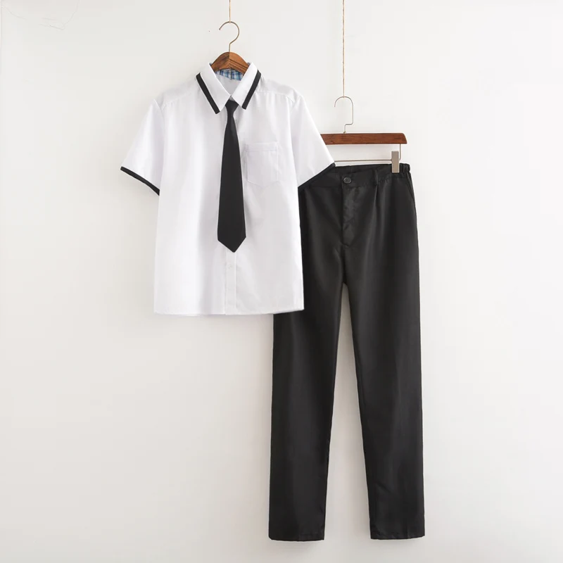 

New Arrival Japanese School Uniform Boys Classic Service England Korean Sailor Suits Graduation High School Uniform S-3XL