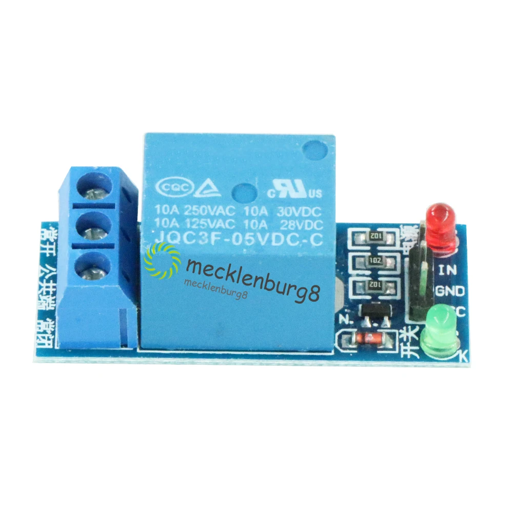5 PCS 5V One 1 Channel Relay Module Board Shield For PIC AVR DSP ARM MCU Arduino