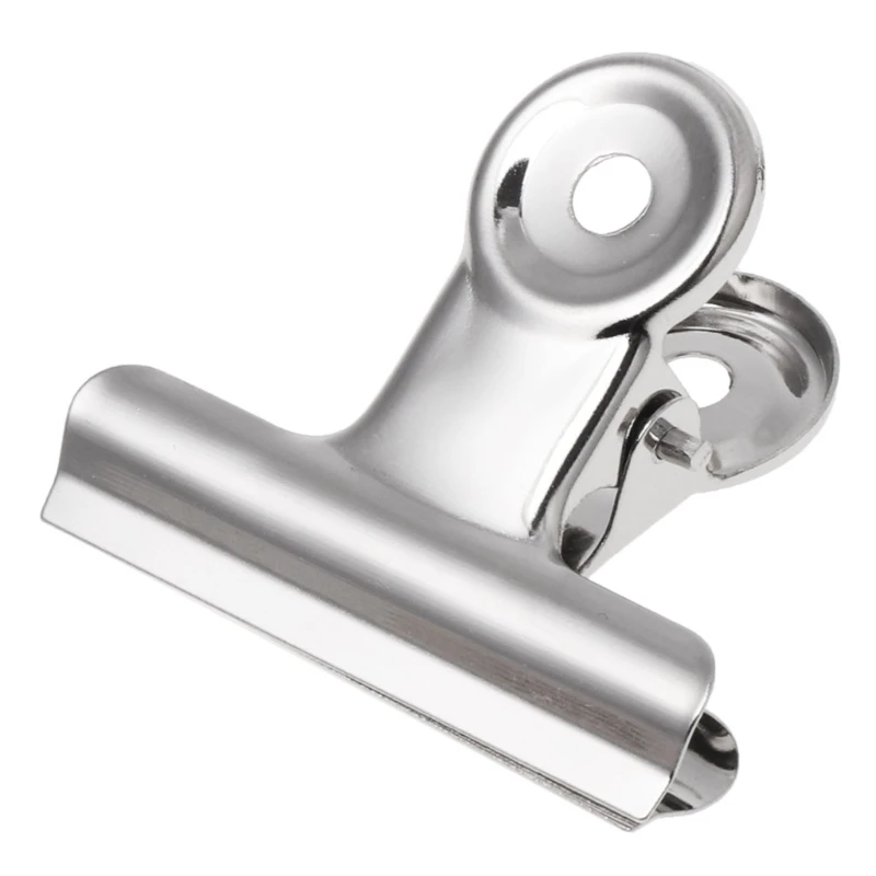 

Metal Bulldog Clip Food Sealer Bag Clamp Office Paper Document Ticket Binder