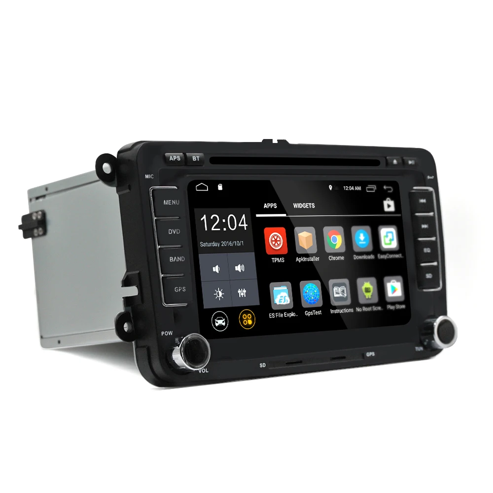 Автомобильный мультимедийный плеер RM CLVW70 D 7 дюймов Android 6 0 1024*600 двойной Din 1 ГБ ОЗУ