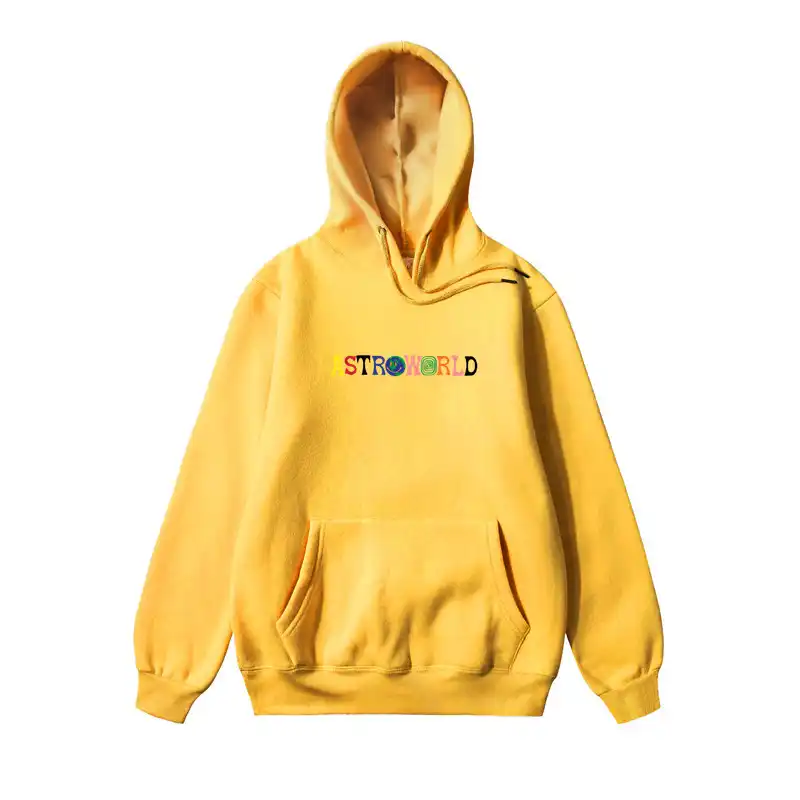 astroworld hoodie yellow