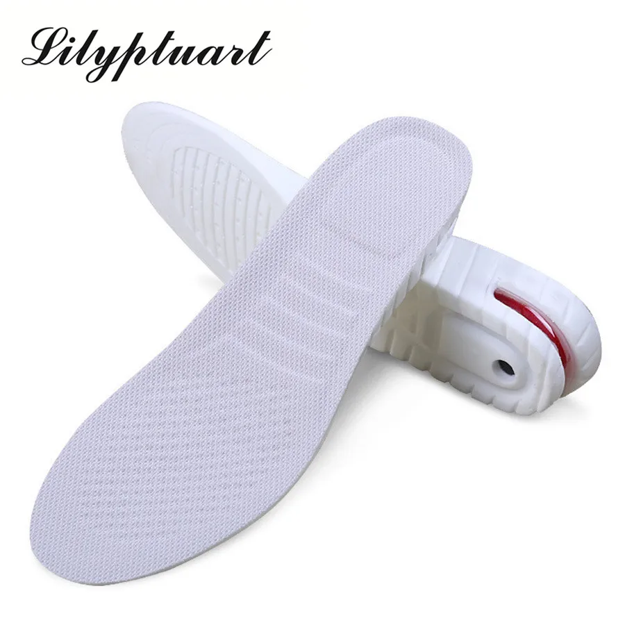 

Lilyptuart PU two-layer heightening white insole increased insole men's women's invisible movement increased cushion 3cm/4.5cm