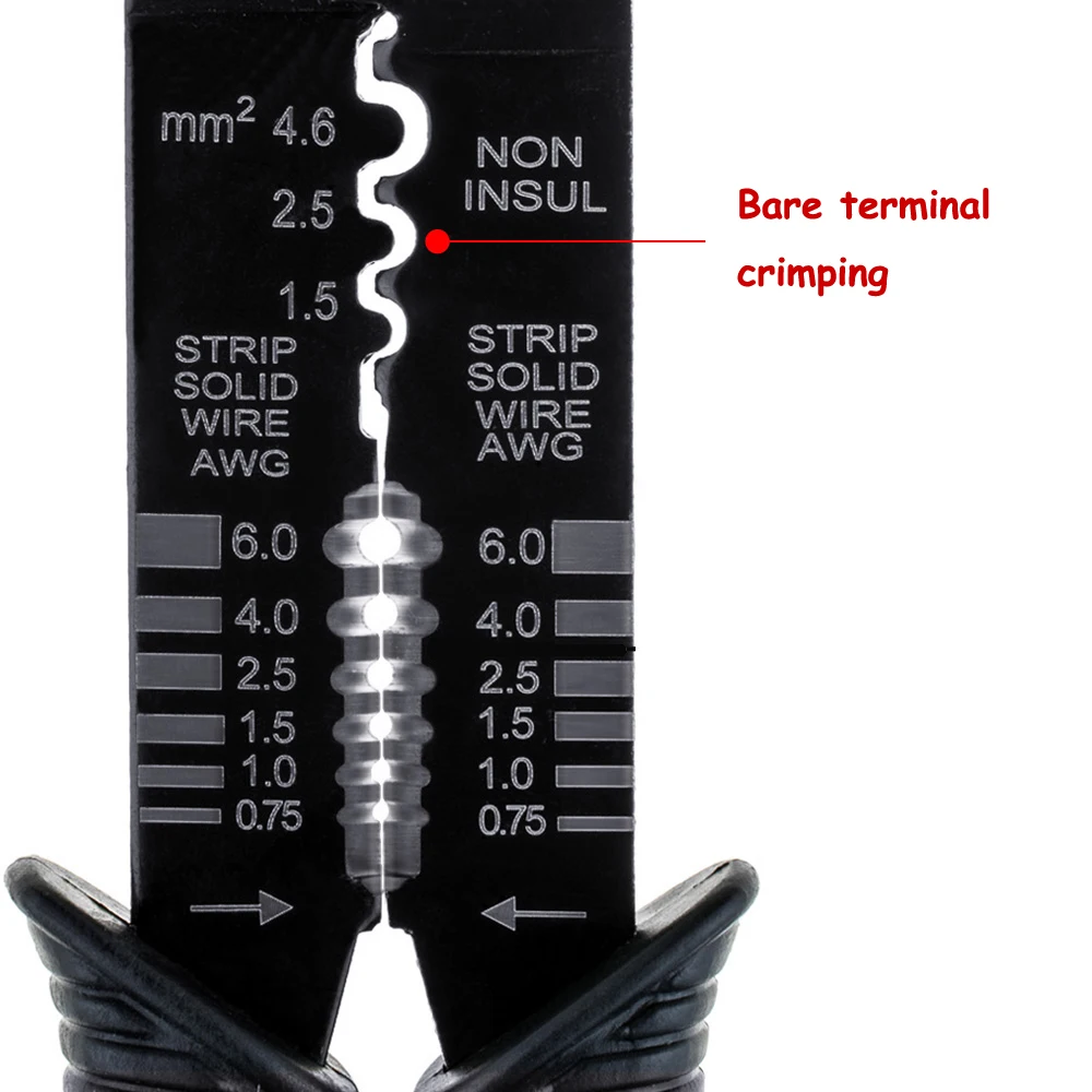 Европейский обжимной инструмент для кабелей, резак, автоматический инструмент для зачистки проводов, многофункциональные инструменты для зачистки, обжимные плоскогубцы, терминальный инструмент