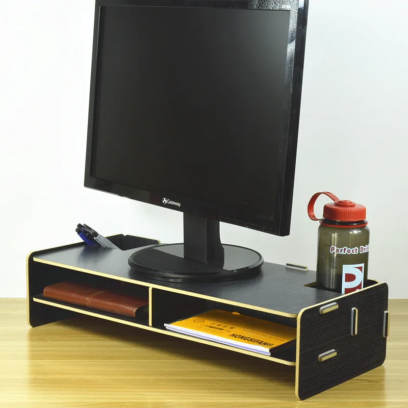 1pcs thickening LCD monitor stand office consolidation storage file data storage box