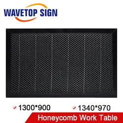 WaveTopSign сотовидный Рабочий стол 1300*900 1340*970 мм Размеры доска платформы лазерные запчасти для CO2 лазерный гравер резка машины