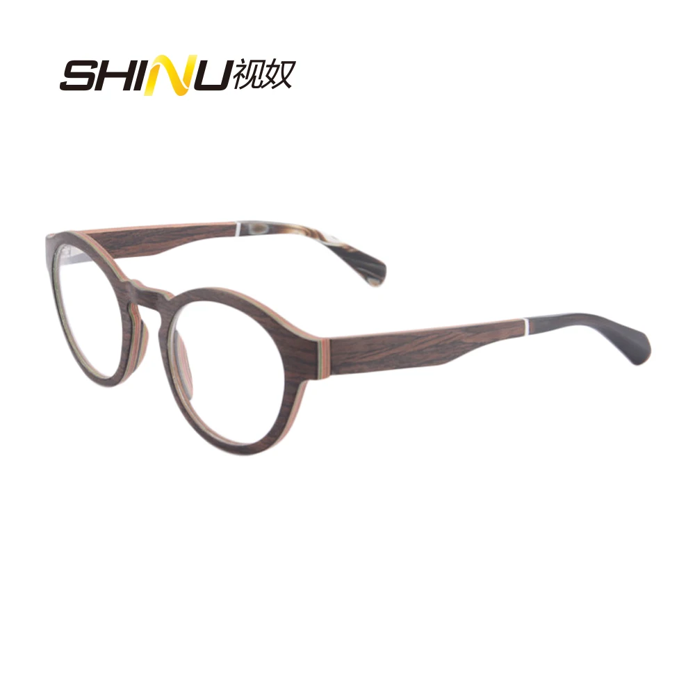 Круглые очки для женщин мужские Оптические очки оправа полная оправа высокое качество близорукость очки оправа Рецептурные очки Рамка 6117