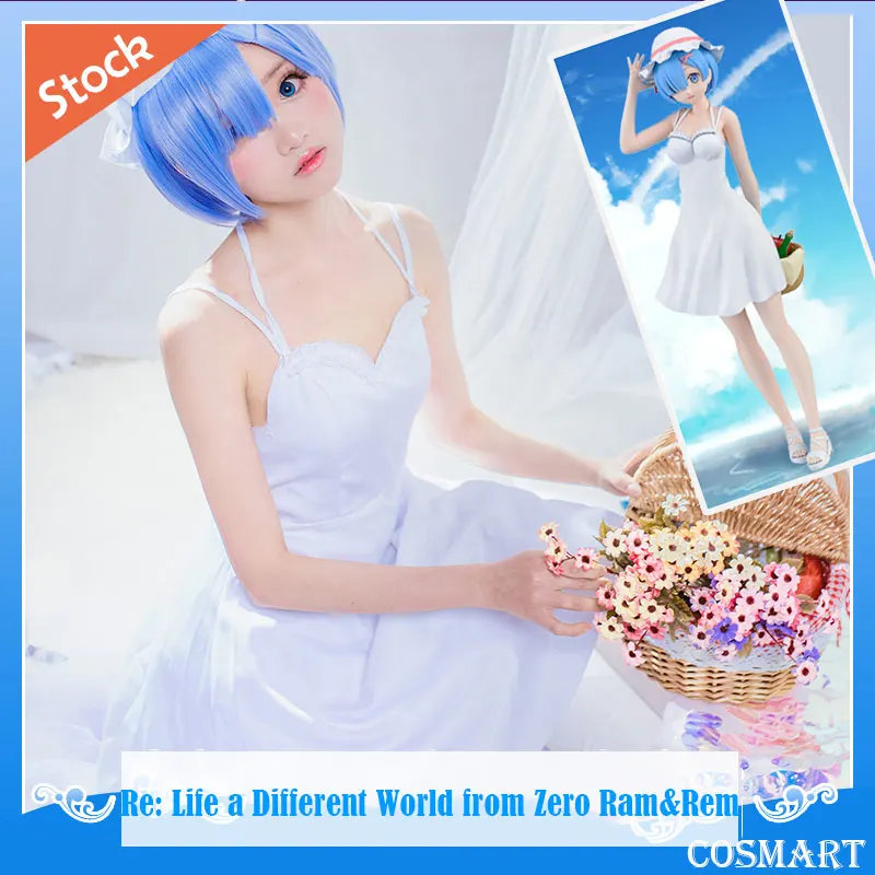 [Stock] аниме Re: Life a другой мир от Zero Rem косплей костюм платье Хэллоуин для женщин