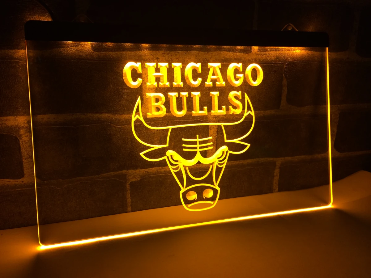 

LD004- Bulls Sport Bar LED Neon Light Sign home decor crafts