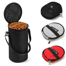 Новая Складная Походная миска для собак высокого качества сухой корм для животных контейнер водонепроницаемый мешок для собаки