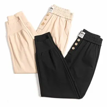 

Summer Small feet Harem Pants Women 2019 Fashion Plus size XL-8XL Spring Elasticity Ankle-Length Pants Female Casual Pants G361