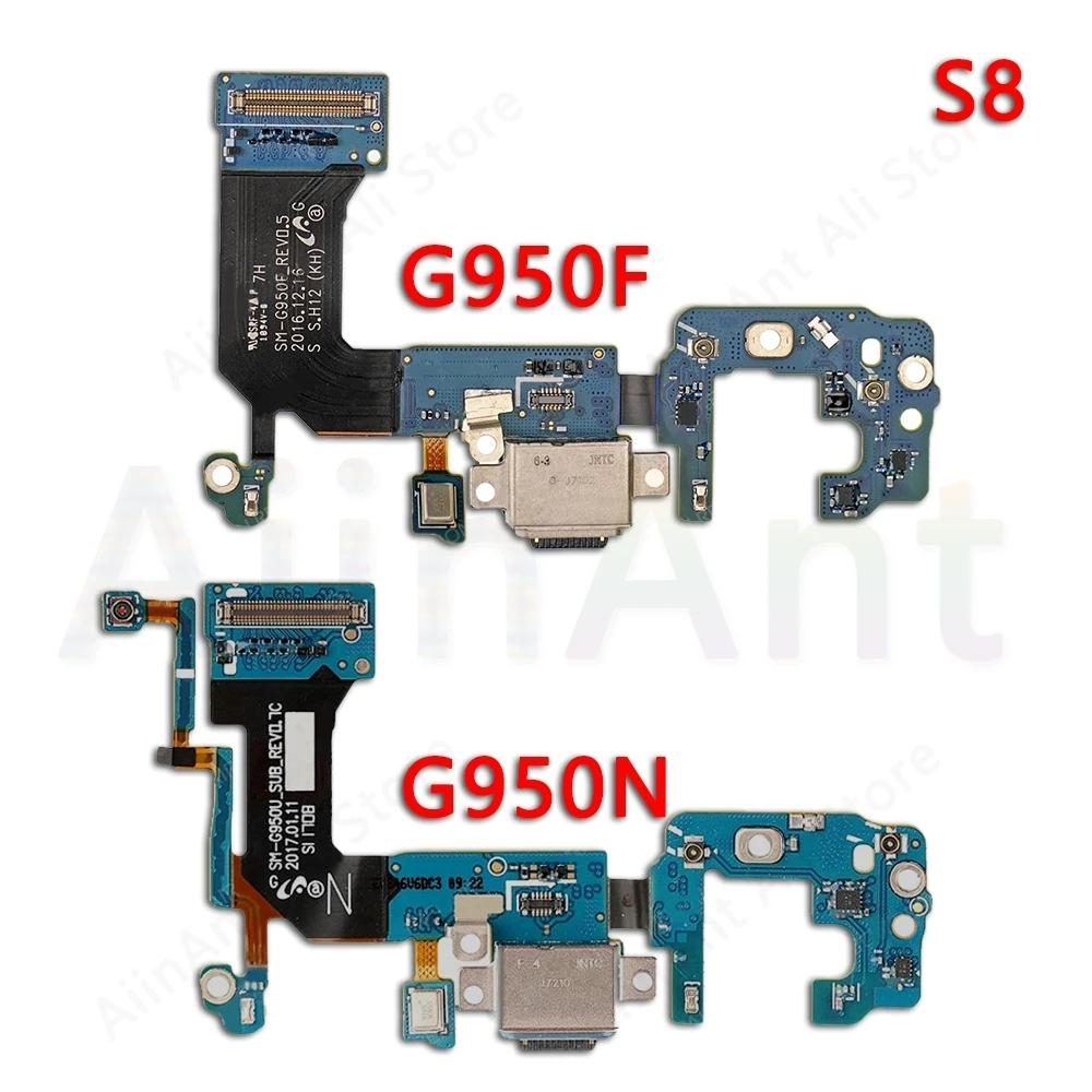 Для samsung Galaxy S8 G950u G950f G950n S8 Plus G955u G955f G955n usb зарядный порт Зарядное устройство Док-станция разъем гибкий кабель