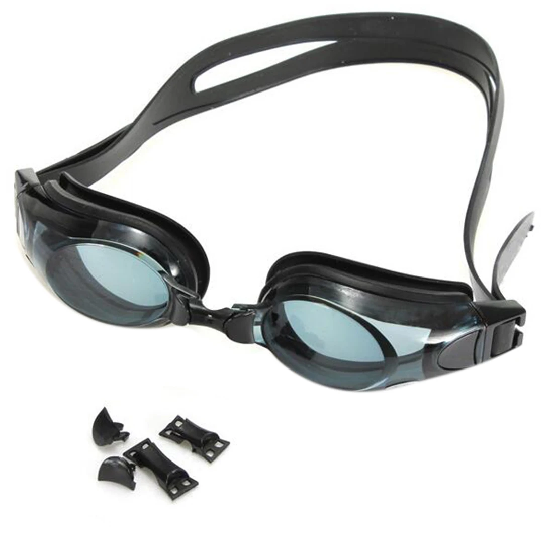 Swim Silicone Anti fog Coated Water diopter Swimming Eyewear glasses