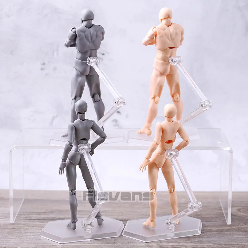 Figma фигурка из ПВХ модель 2 0 года Archetype Next She или He телесный серый цвет Чан Куна