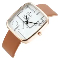 Элитный бренд Для Мужчин's Женская Мода Аналоговый Круглый наручные часы женские наручные часы