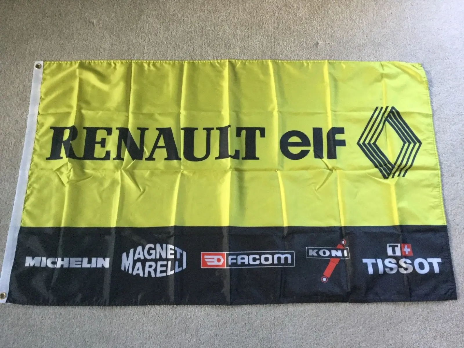 

3ft x 5ft 3 x5ft Renault ELF 5 turbo Clio sport cup V6 Megane RS flag banner print Polyester banner flag Size 150*90cm