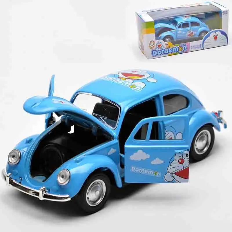 1:32 Classic Alloy Diecast Car Model Toy Cartoon Vehicle Doraemon |