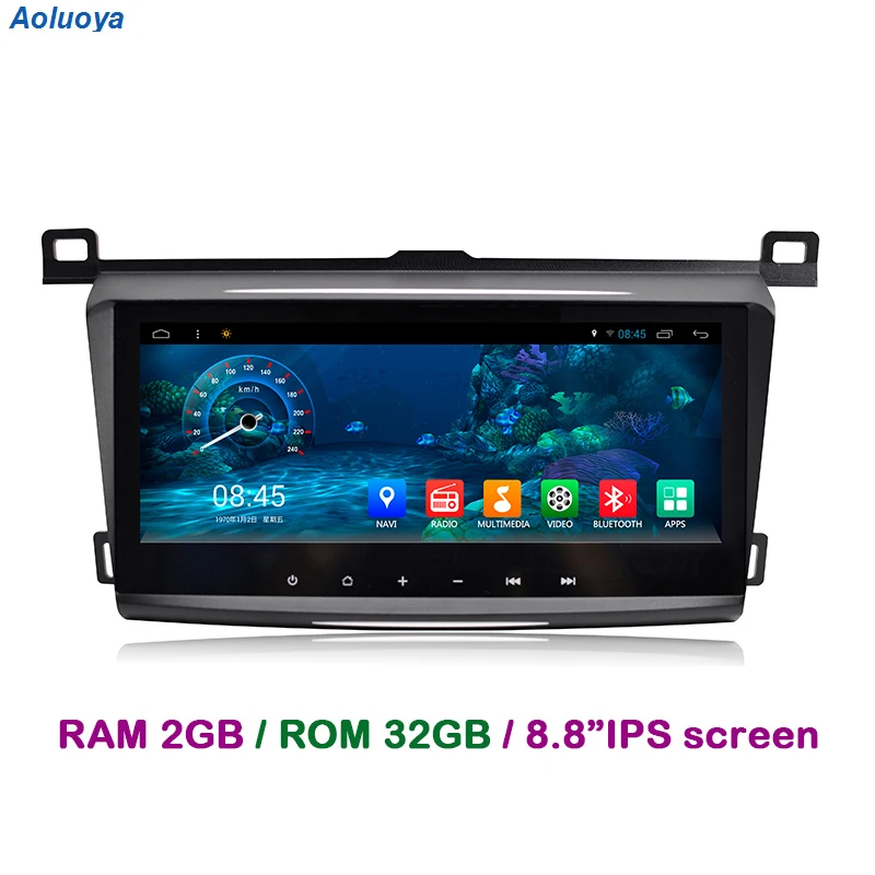 Aoluoya RAM 2 ГБ + 32 Android 7 1 автомобильный DVD GPS навигация для Toyota RAV4 RAV 4 2013 2014 2015 2016 аудио