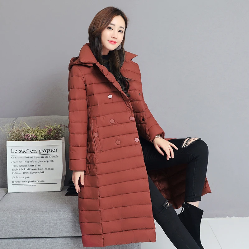 

KUYOMENS Winter Jackets Coats Women's Long Warm Thickening Parka Female Befree Outerwear Coats Vintage Parks Jaqueta Femi