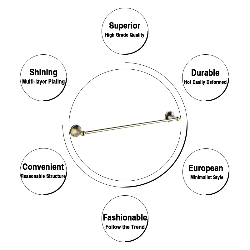 Золотой двойной полотенцесушитель черный античный держатель для полотенец бронза латунь хром белый вешалка для полотенец для кухни ванной туалет для отеля
