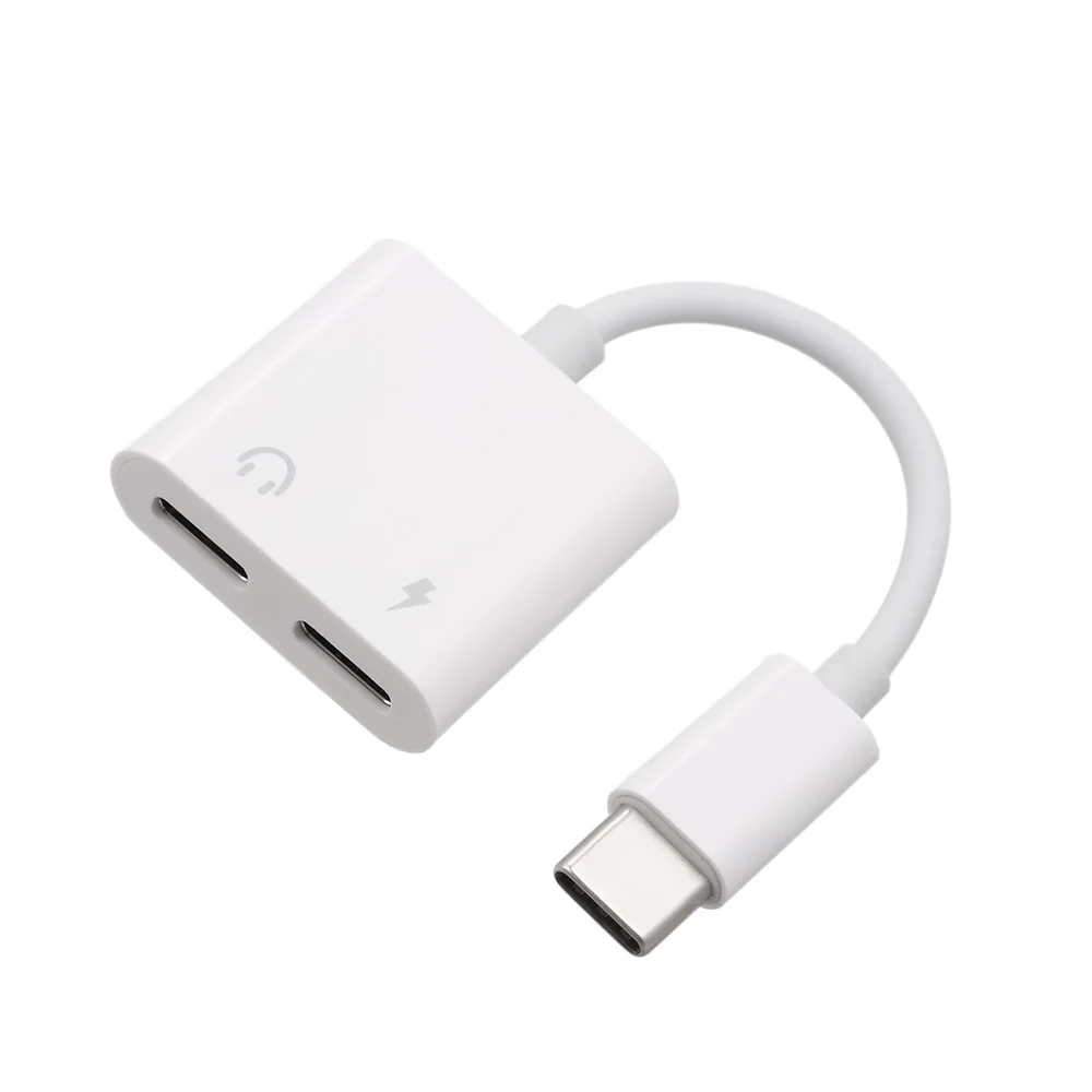 

USB C to Type C Headset Adater Audio Adapter USB C Power Charging Port for Huawei for Xiaomi for OPPO for Samsung
