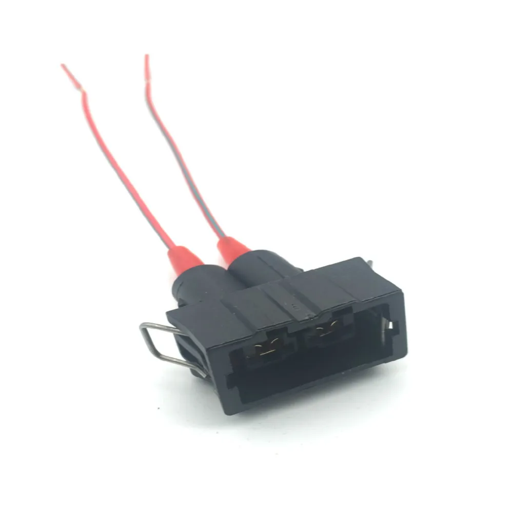 Car Horn Plug Connector with wire For Volkswagen Santana Bora Golf