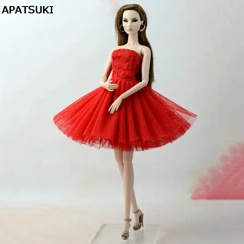barbie vestido rojo