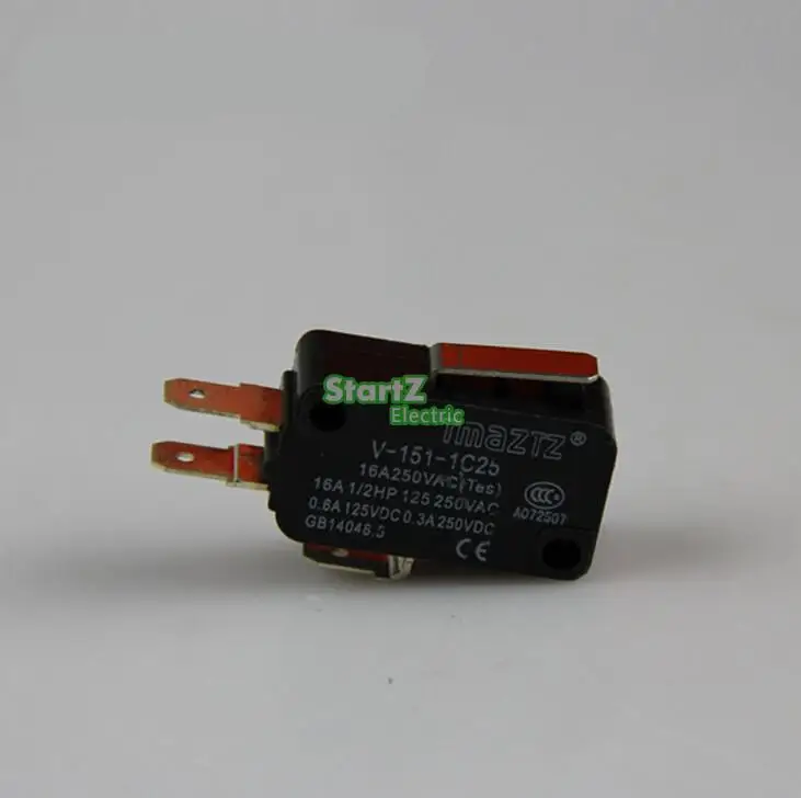 

5PcsV-151-1C25 микро концевой выключатель SPDT NO NC Snap Action