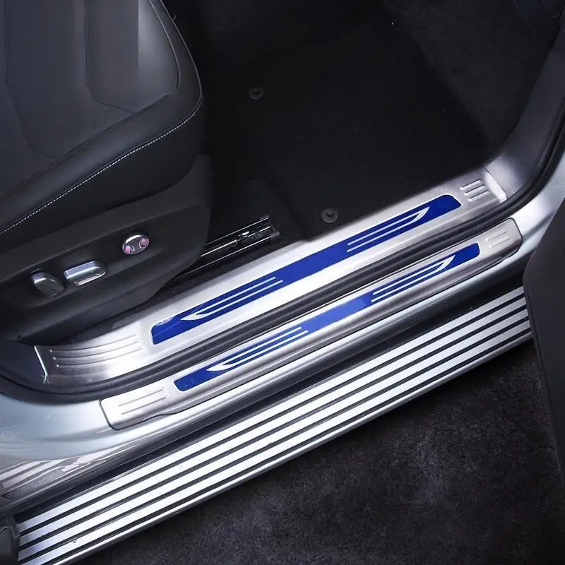 

Car Rear Panels Foot Pedal Exterior Promote Automobile Automovil Modification Parts Trim Bright 17 18 19 FOR Volkswagen Tiguan L