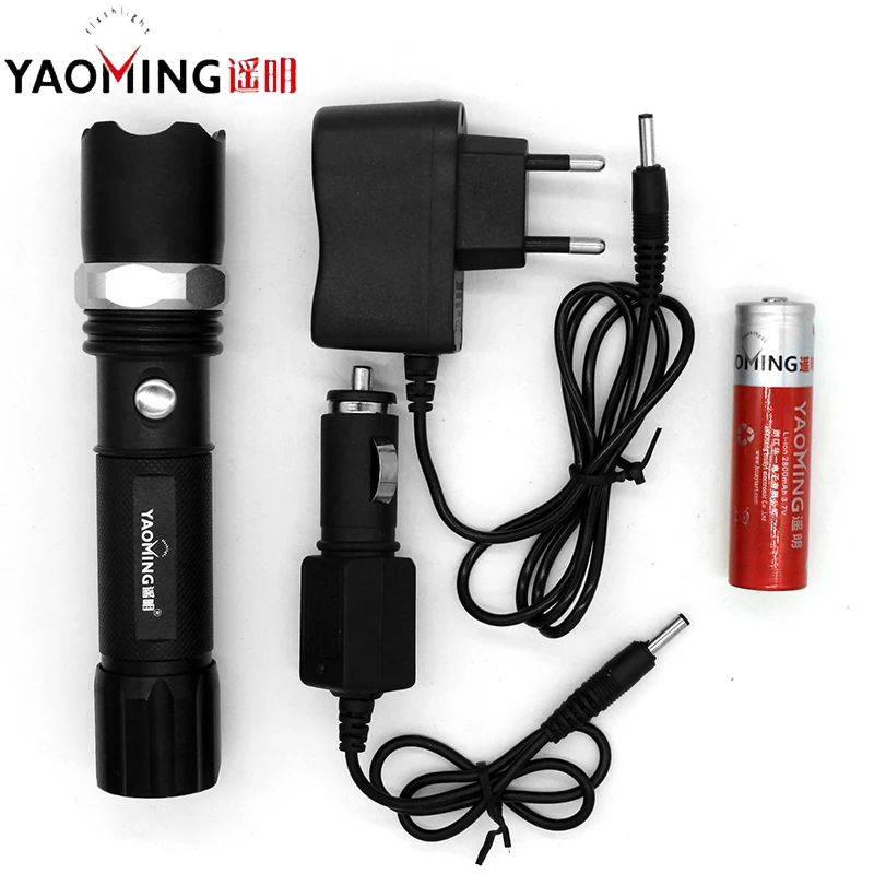 

Police Cree Led Flashlight Zoomable Torch Flash light Tactical Lanterna Rechargeable Led Linterna Lampe Torche by 18650 or 3*AAA