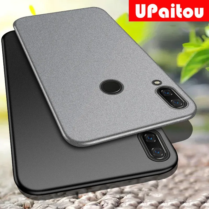 UPaitou обновленный матовый чехол из ТПУ для Xiaomi Redmi Y3 Y2 Y1 Lite против отпечатков