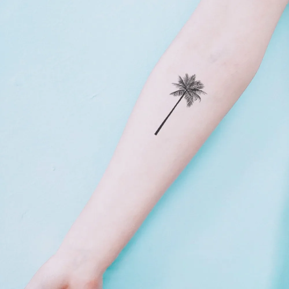 شجرة للماء المؤقتة الوشم ملصق وهمية الوشم الجسم الفن الجمال فلاش Tatuagem الوشم Temporarles للنساء T-038
