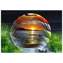 

DIY Full Drill Round Diamond Painting Embroidery Kits Needlework Set Cross Stitch Mosaic Art Craft Home Decor Gift 30*40cm