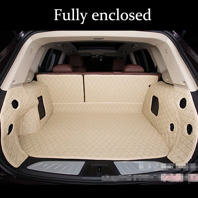 

leather custom car trunk mats for VOLKSWAGEN Atlas Bora Eos Polo Golf tour CC Passat Touran Tiguan Toureg Sharan Variant