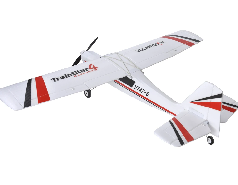 Volantex TrainStar Ex RC PNP/ARF модель самолета с сервоприводом 20A ESC с аккумулятором TH02996