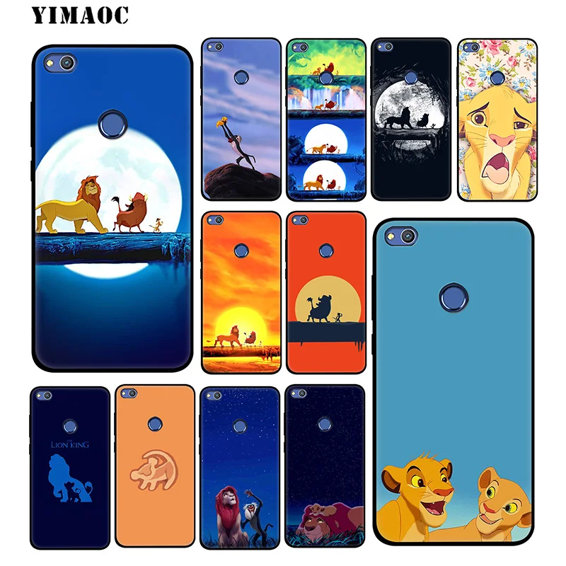 YIMAOC Король Лев Мягкий чехол с мультяшным рисунком для huawei mate 20 10 P30 P20 Pro P10 P9 P Smart Z