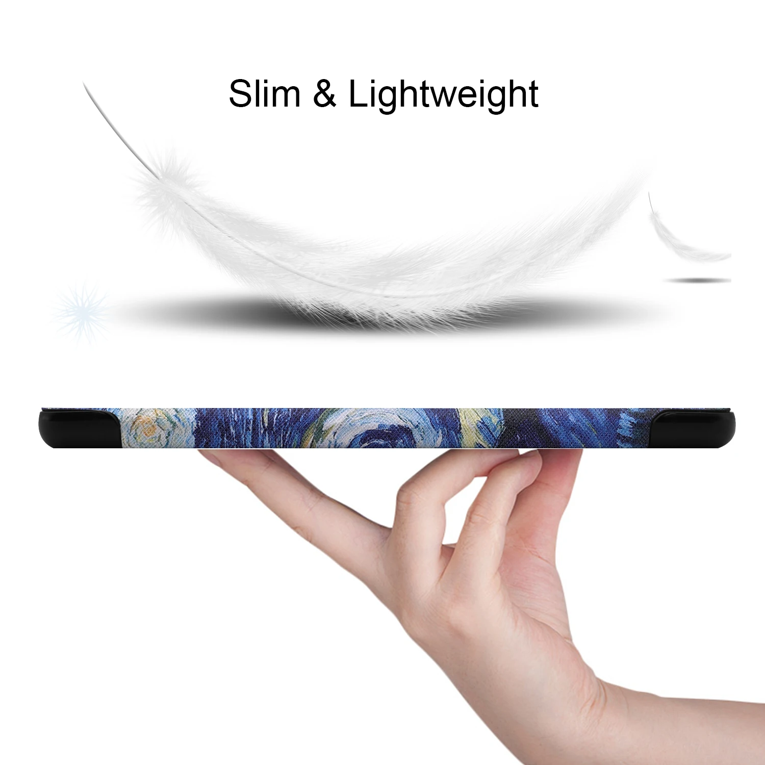 Тонкий Магнитный чехол для планшета Samsung Galaxy Tab A SM P200 P205 (2019) защитный + Бесплатный