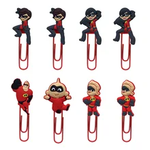 18 шт. Суперсемейка бумажный зажим сувенирное украшение в виде книги Закладка аксессуары для карандашей канцелярские принадлежности подарок учителю