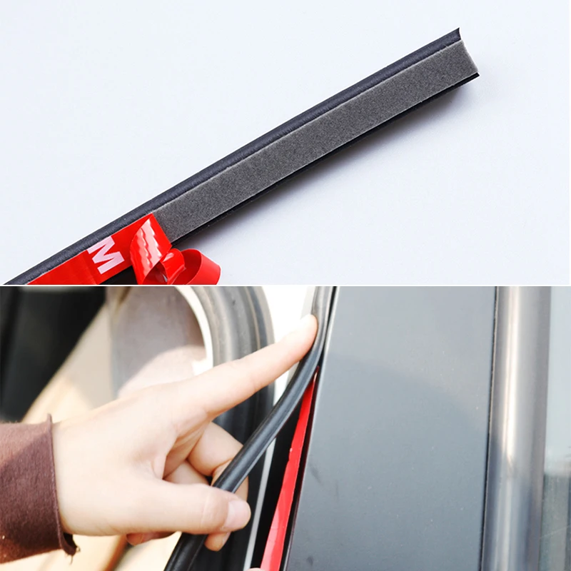 Car Door Seal Strips Sticker Weatherstrip Rubber B Shape Door Seals Sound  Insulation Auto Door Sealant Automobiles Accessories - AliExpress