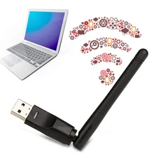 Мини Сетевая карта 150 Мбит/с USB WiFi адаптер мини беспроводная сетевая LAN Карта Wifi ключ для телеприставки Прямая поставка