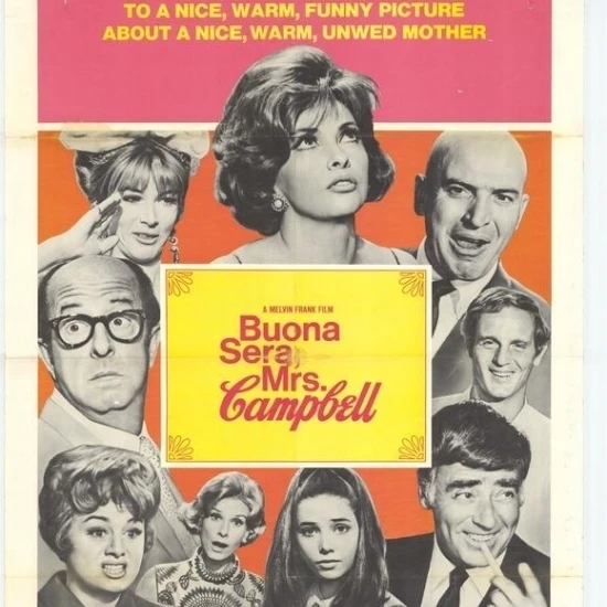 Buona Sera  Mrs. Campbell Movie Poster (11 x 17)