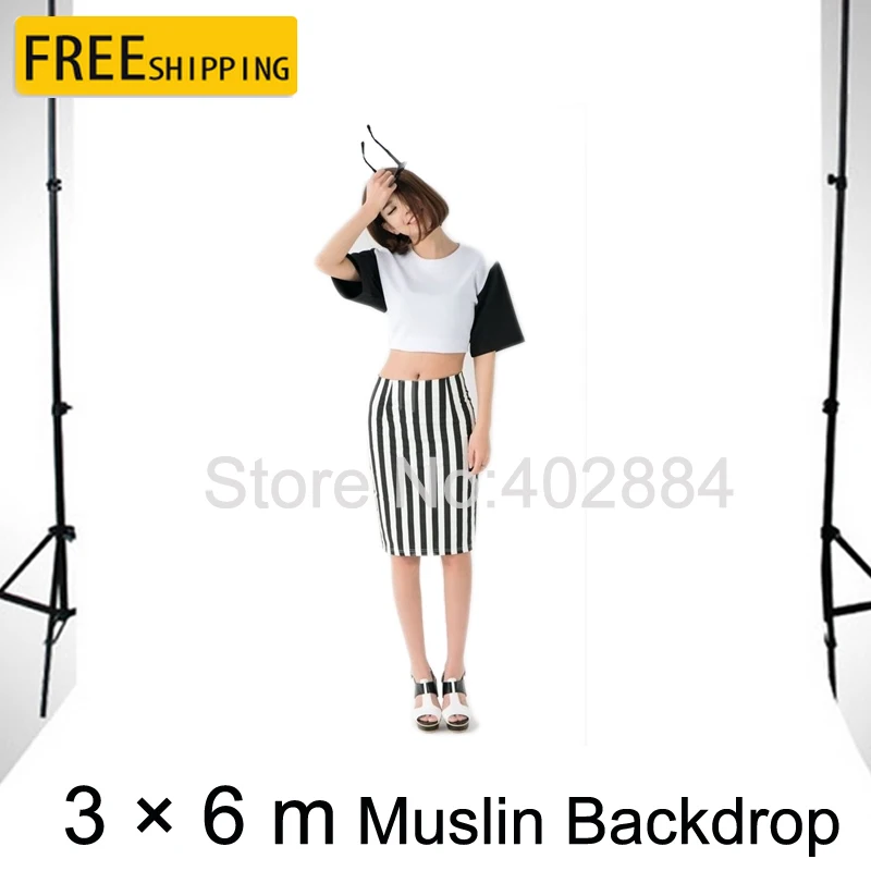 

photographic equipment Diamond Cloth Background Backdrop New - 3*6m white