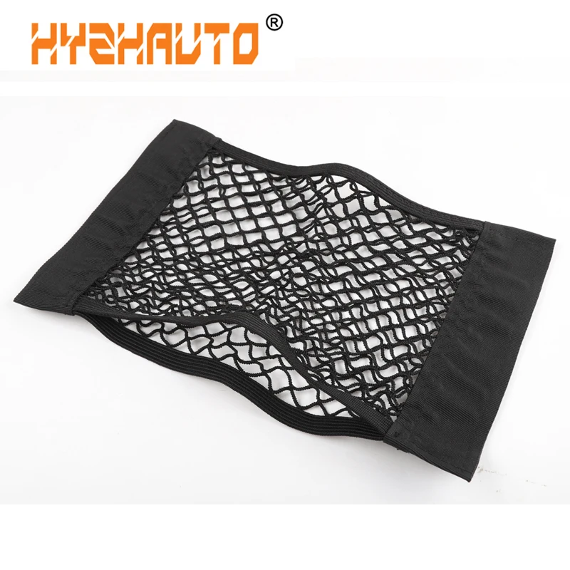 

1Pcs Car trunk Organizer Auto Elastic String Trunk Mesh Storage Bag Car Rear Seat Organizer Travel Net Pocket Car Accessories