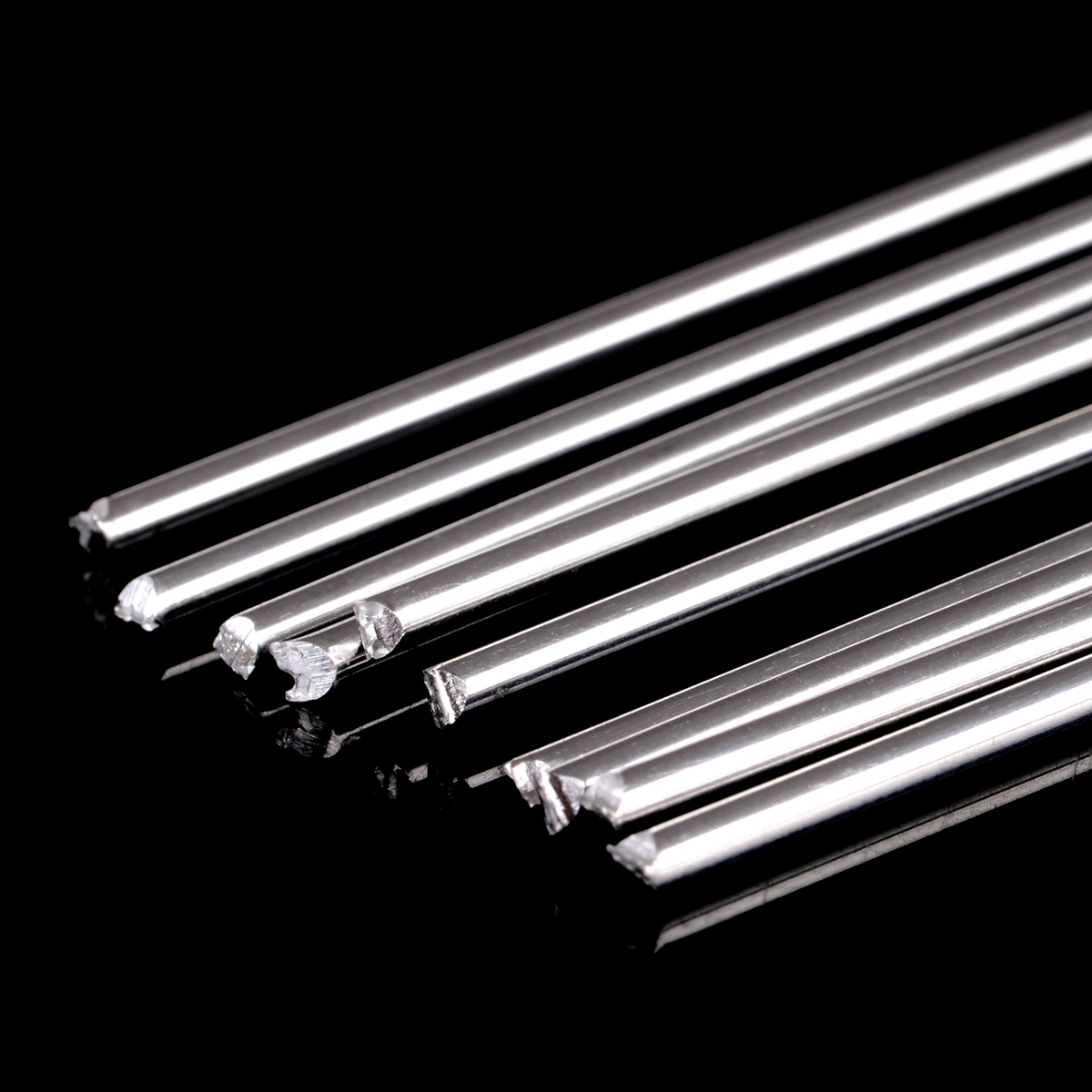 Шт. 10 шт. серебро сварочные стержни низкая температура металла алюминий магния пайки пруток твердого припоя 1,6 мм x см 45 см